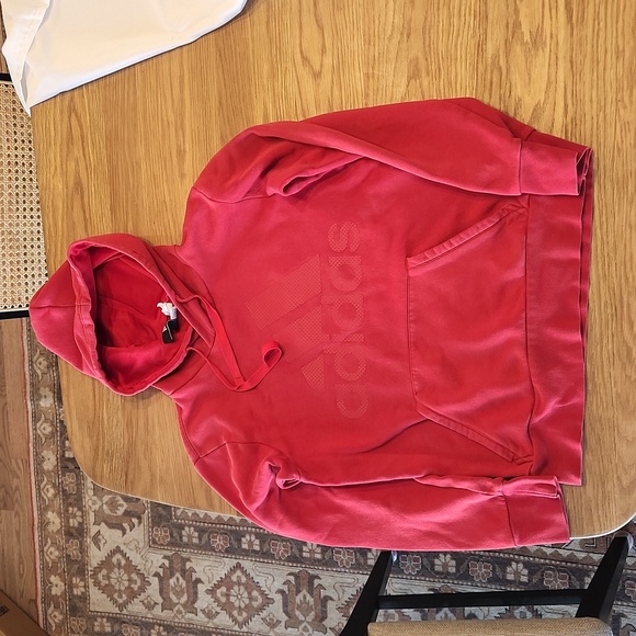 Red Adidas Sweatshirt - Picture 1 of 6